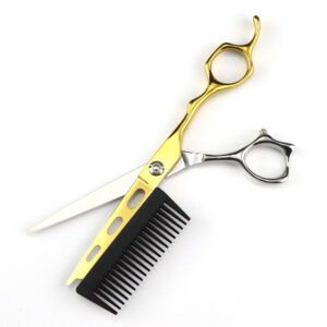 Hair Cutting Scissors With Comb