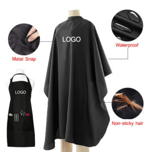 hair stylist capes and aprons