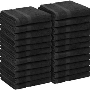 Wholesale Black Salon Towels With Logo Snaps