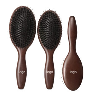 wooden hair brush