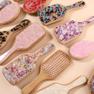 cellulose acetate hair brush