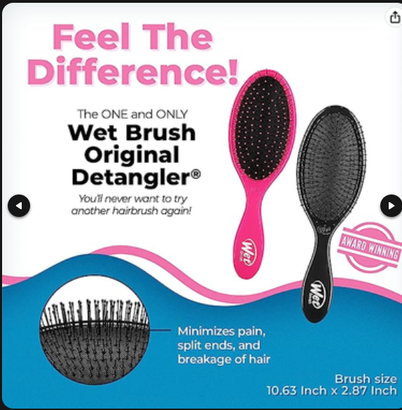 detangler hair brush