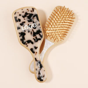 Wooden Handle Acetate Hair Brush