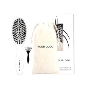 white boar bristle brush