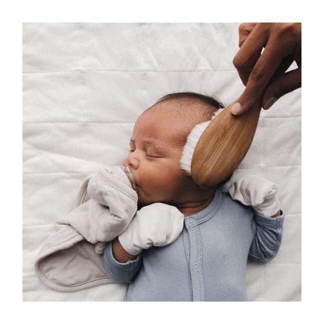 boar bristle baby hair brush for cradle cap