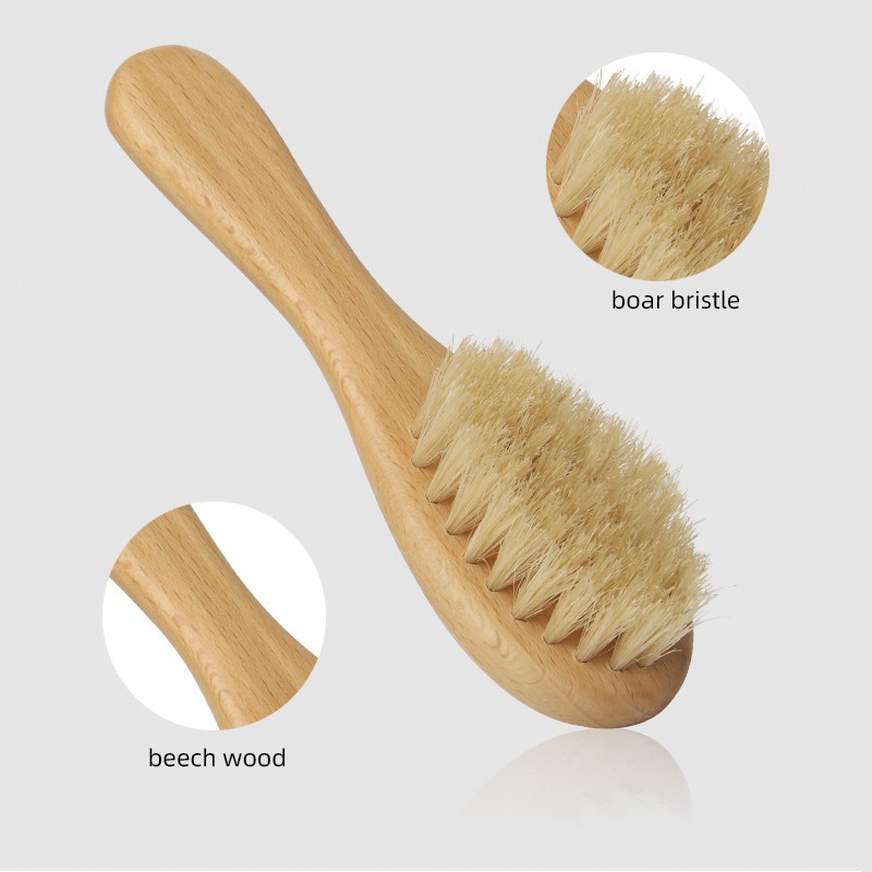 Baby hairbrush material