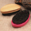 military boar bristle hair brush