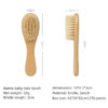Baby hairbrush size