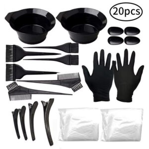 hair dye brush and bowl