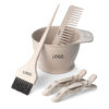 Wheat straw hair dye brush