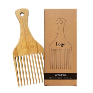 bamboo hair pick comb