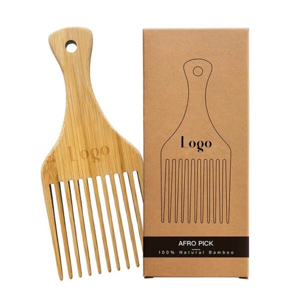 bamboo hair pick comb​