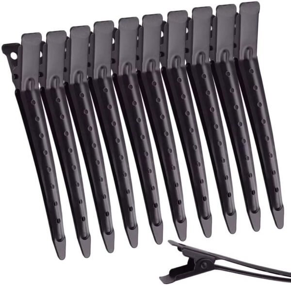 metal alligator hair clips