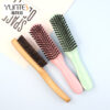 YUNTESI 3 Color 23cm Wood Handle Boar Bristles Beard Brush