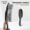 Daily Electroplated Plastic Nylon Hair Comb
