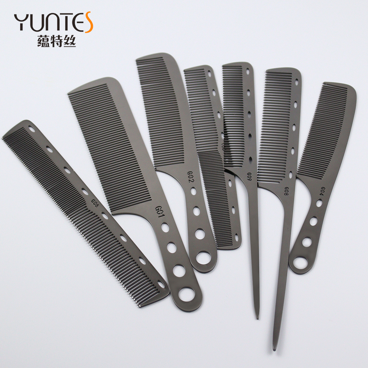 Custom Stainless Steel Hair Comb for Barber Haircut OEM ODM
