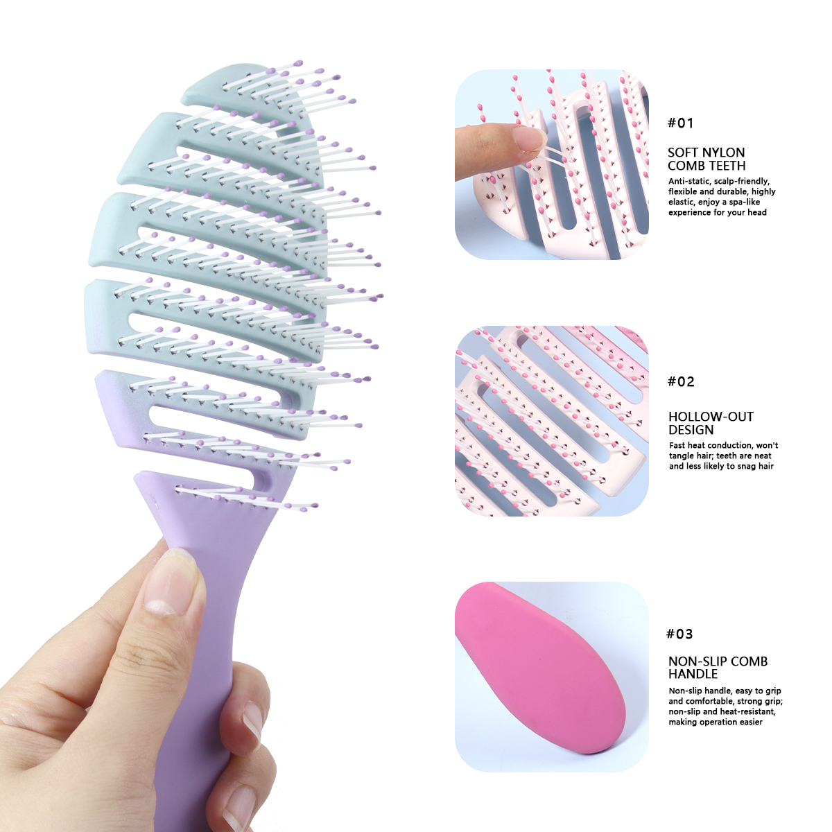 Detangling Hair Brush for Hair Styling and Straightening丨YUNTESI - Image 2