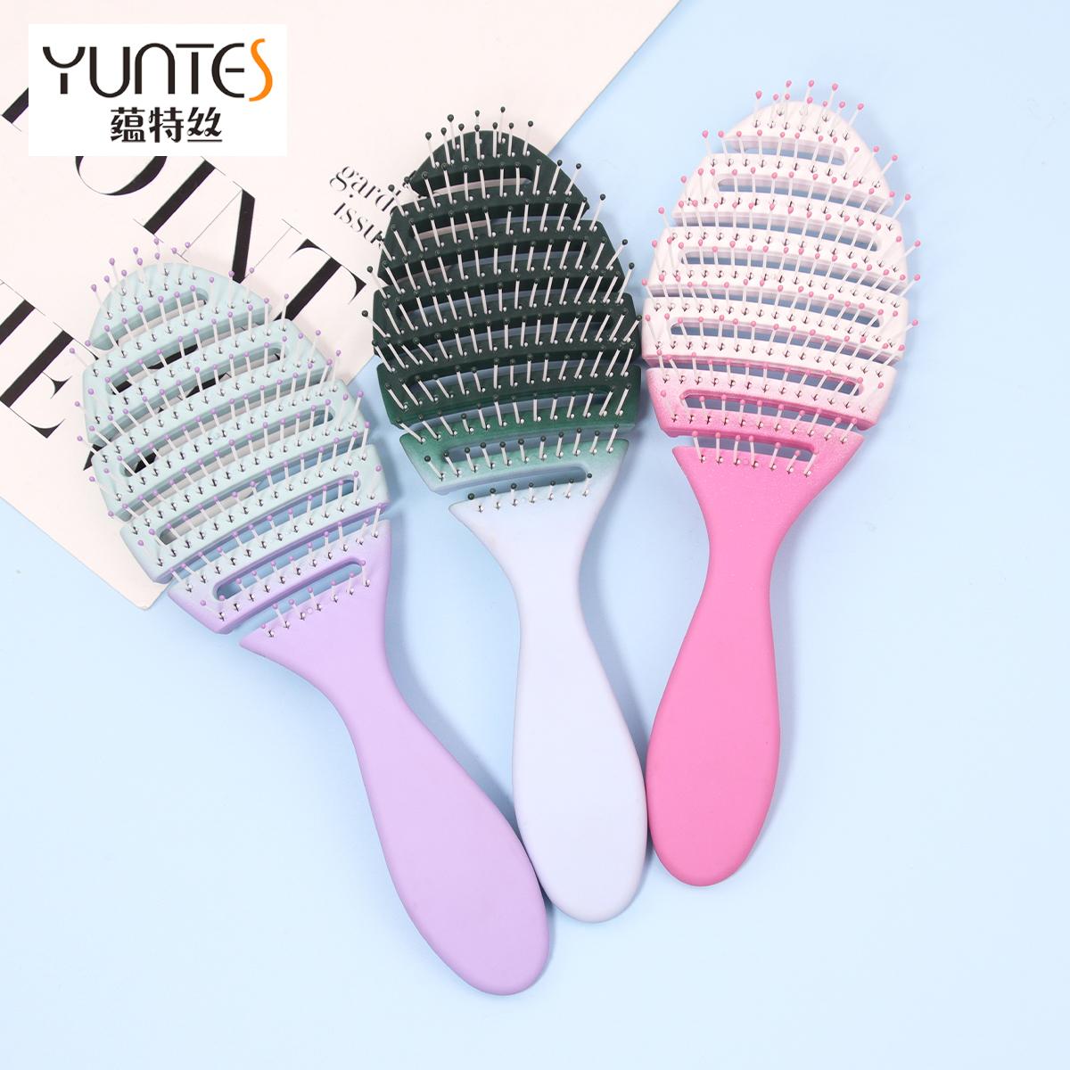 Detangling Hair Brush for Hair Styling and Straightening丨YUNTESI
